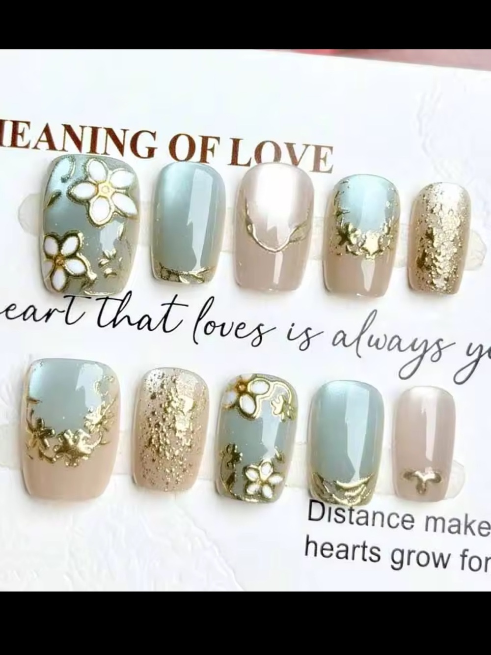 24 pcs nails natural delicate & comfortable reusable!